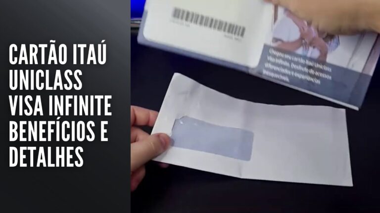 Cartão Itaú Uniclass Visa Infinite – UNBOXING