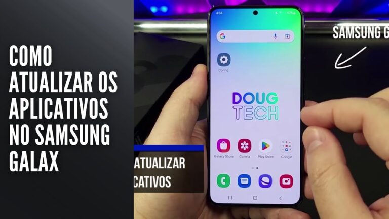 Como ATUALIZAR os Aplicativos no Samsung Galaxy