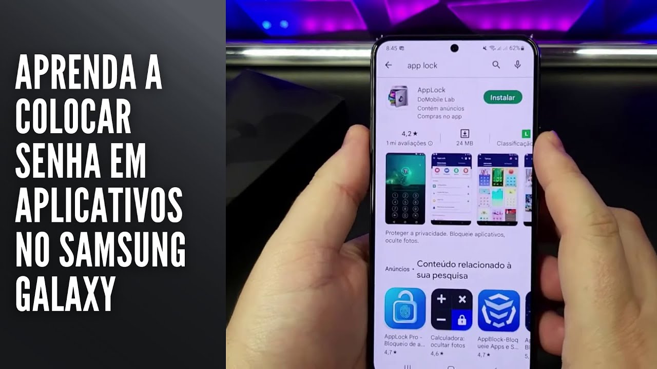 Aprenda a Colocar Senha em Aplicativos no Samsung Galaxy Aprenda a Colocar Senha em Aplicativos no Samsung Galaxy