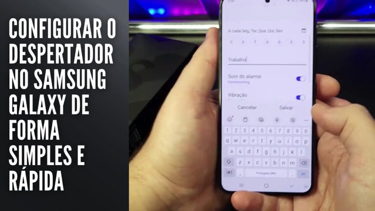 Configurar o despertador no Samsung Galaxy de forma simples e rápida