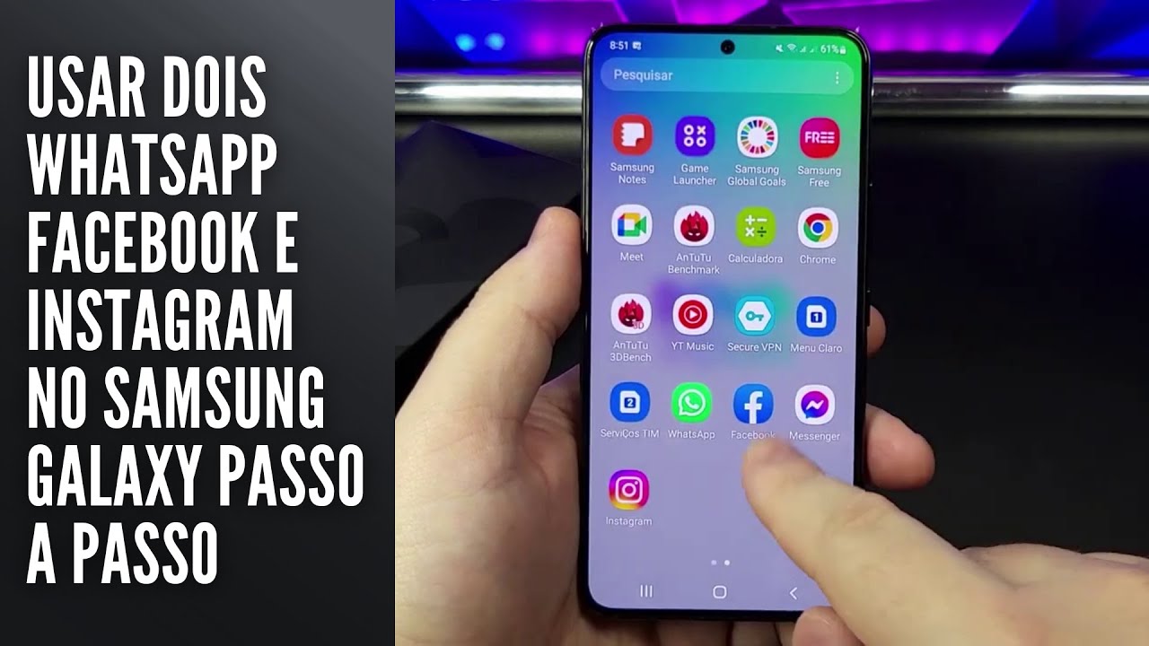 Usar Dois WhatsApp Facebook e Instagram no Samsung Galaxy Passo a Passo Usar Dois WhatsApp Facebook e Instagram no Samsung Galaxy Passo a Passo