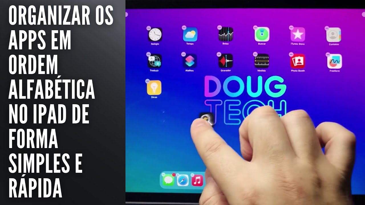 Organizar os apps em ordem alfabética no iPad de forma simples e rápida Organizar os apps em ordem alfabética no iPad de forma simples e rápida