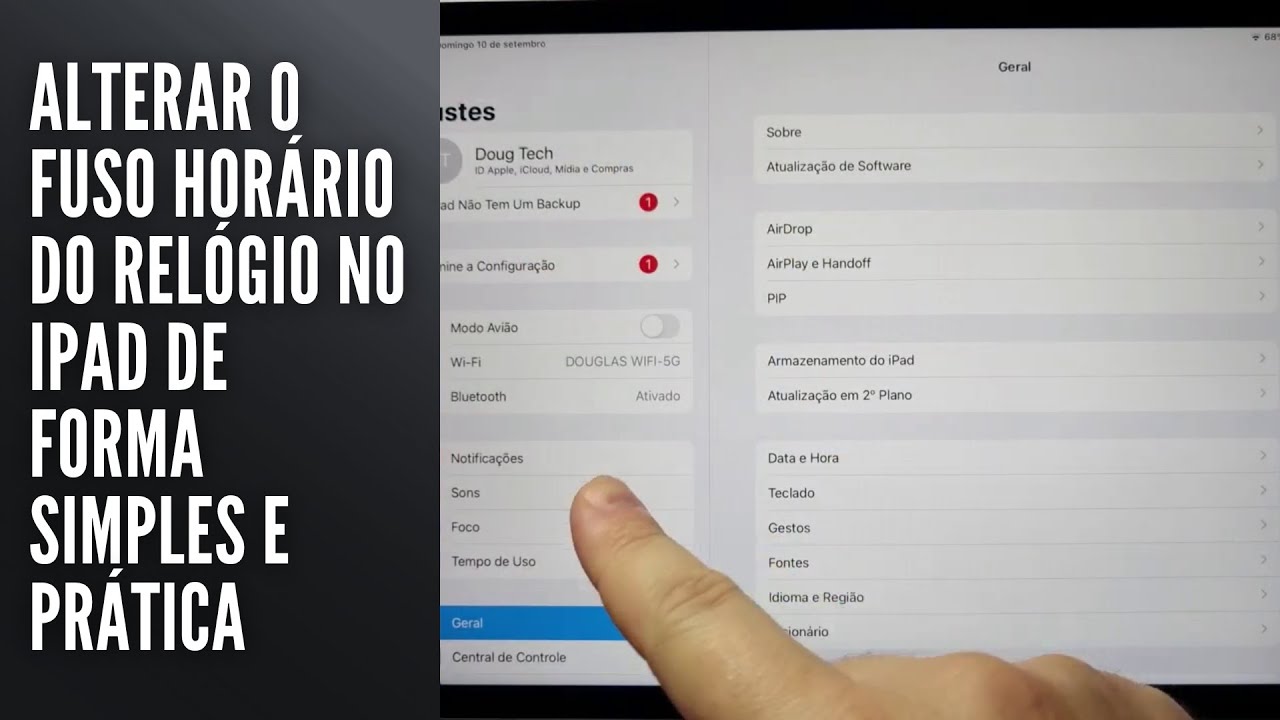 Alterar o fuso horário do relógio no iPad de forma simples e prática