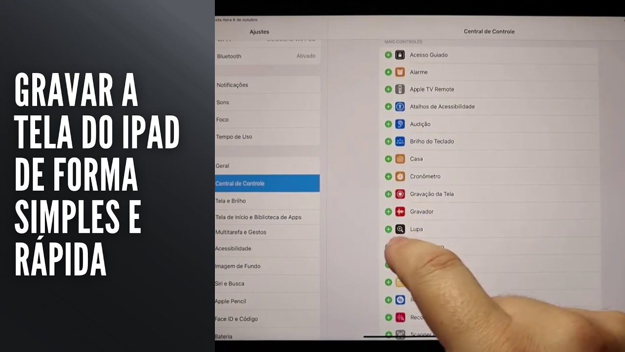 Gravar a tela do iPad de forma simples e rápida