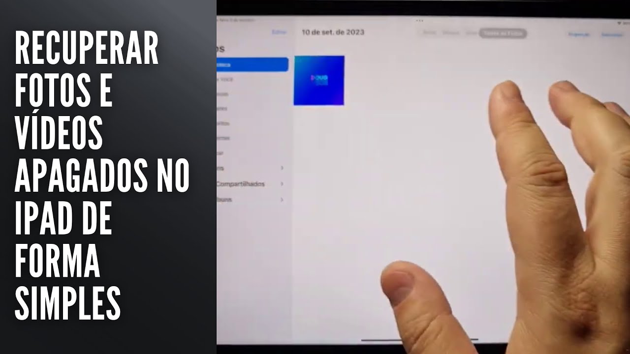 Recuperar fotos e vídeos apagados no iPad de forma simples