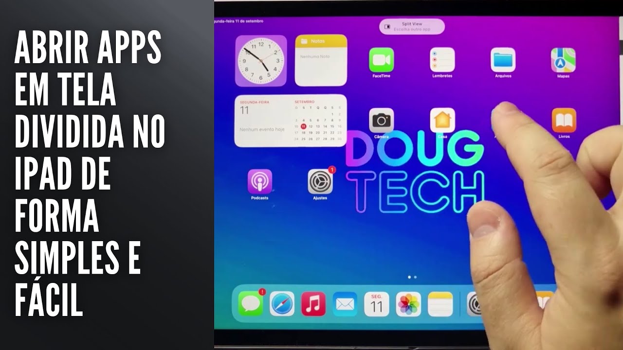 Abrir apps em tela dividida no iPad de forma simples e fácil