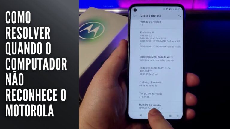 Como Resolver Quando o Computador Não Reconhece o Motorola