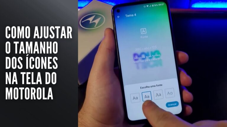 Como Ajustar o Tamanho dos Ícones na Tela do Motorola