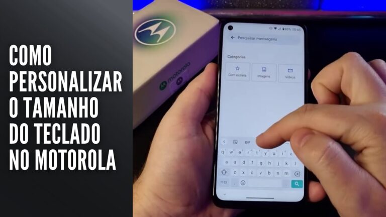 Como Personalizar o Tamanho do Teclado no Motorola