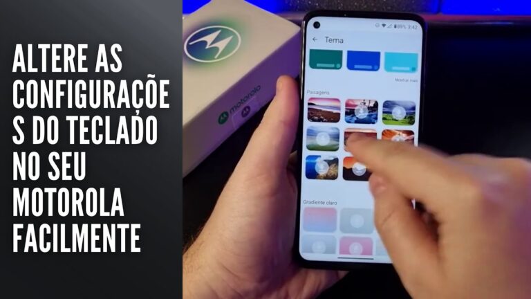 Altere as configurações do teclado no seu Motorola facilmente