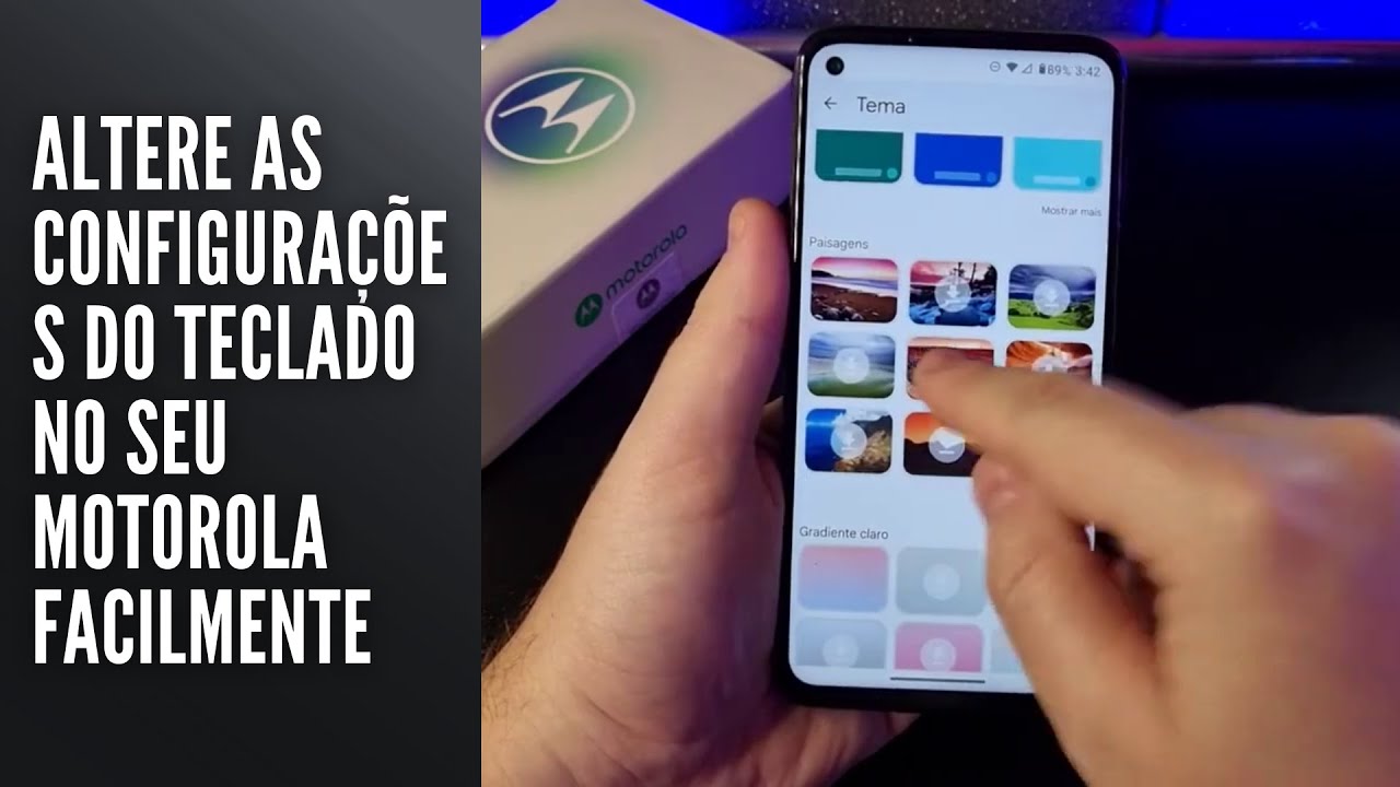 Altere as configurações do teclado no seu Motorola facilmente Altere as configurações do teclado no seu Motorola facilmente
