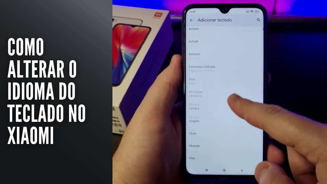 Como Alterar o Idioma do Teclado no Xiaomi