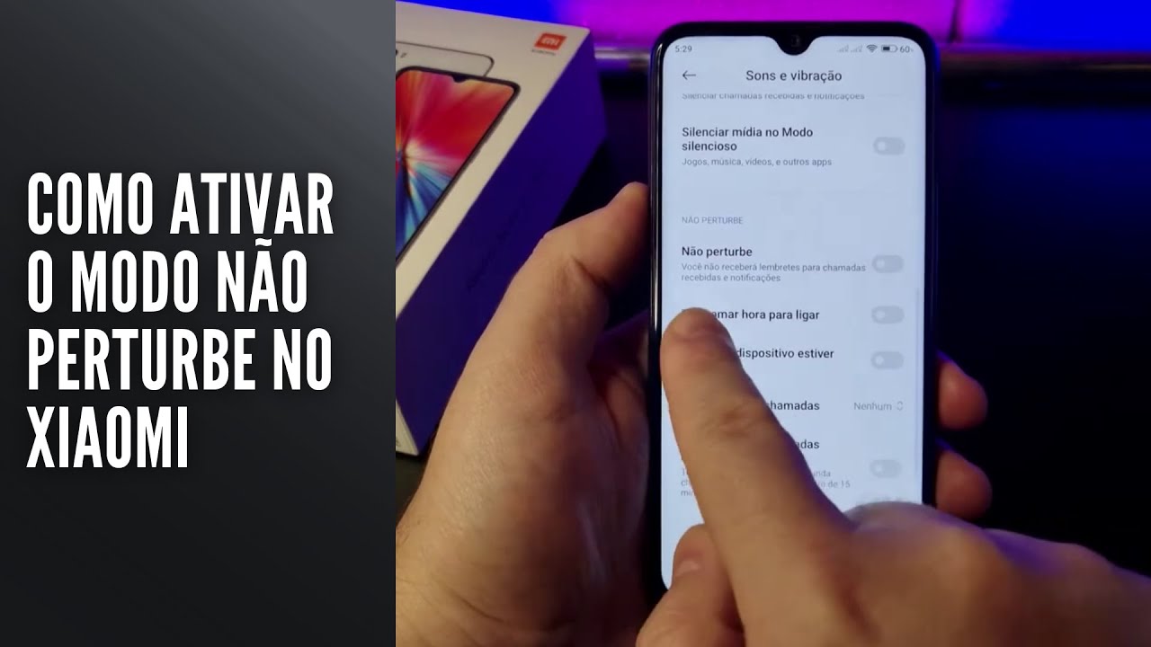 Como ativar o modo não perturbe no Xiaomi Como ativar o modo não perturbe no Xiaomi
