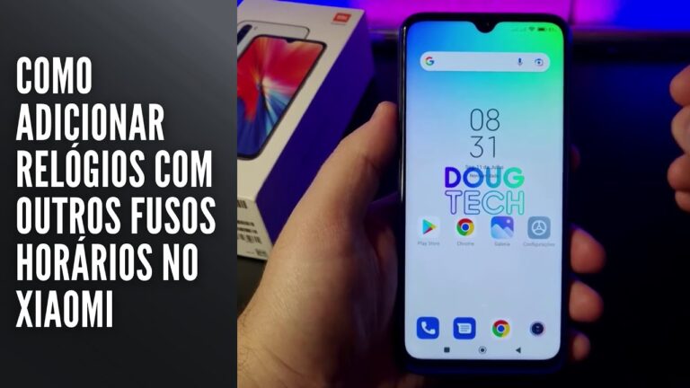 Como adicionar relógios com outros fusos horários no Xiaomi