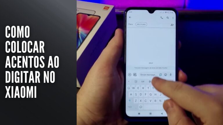 Como colocar acentos ao digitar no Xiaomi