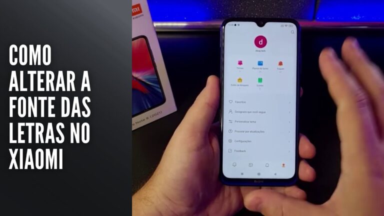 Como alterar a fonte das letras no Xiaomi