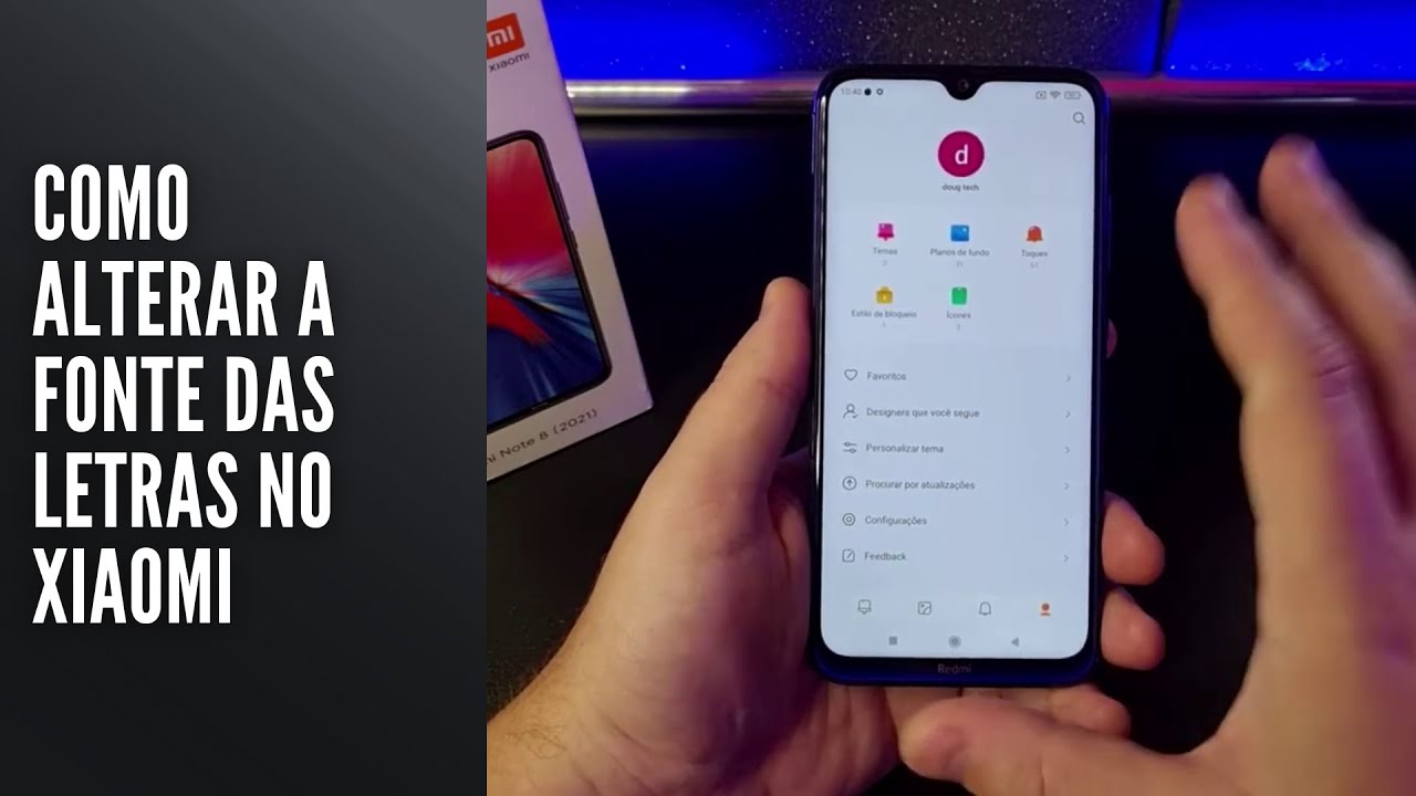 Como alterar a fonte das letras no Xiaomi