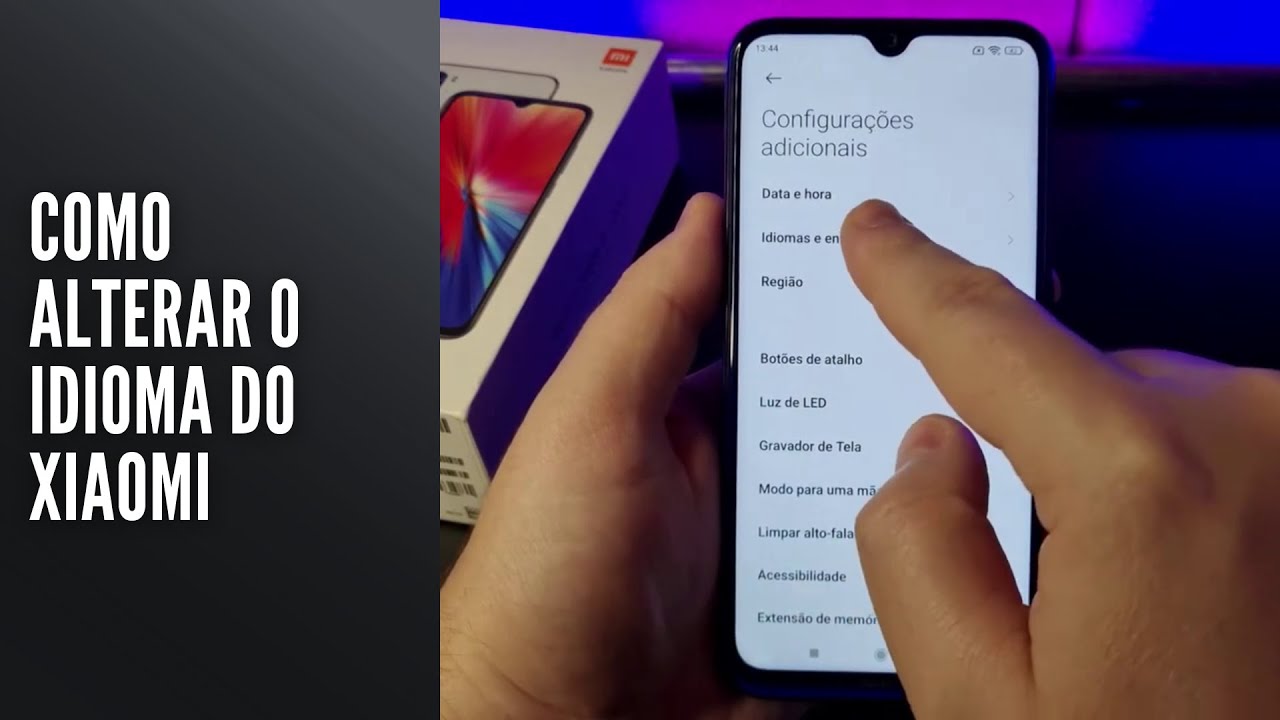 Como alterar o idioma do Xiaomi