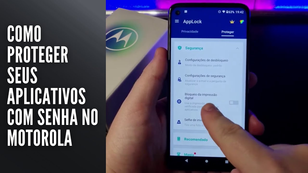 Como Proteger Seus Aplicativos com Senha no Motorola