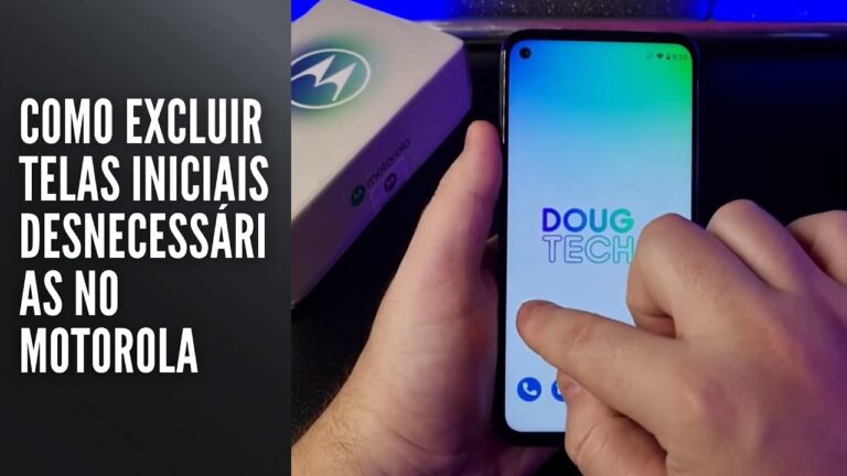 Como Excluir Telas Iniciais Desnecessárias no Motorola