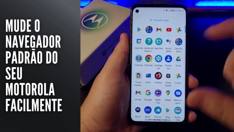 Mude o navegador padrão do seu Motorola facilmente