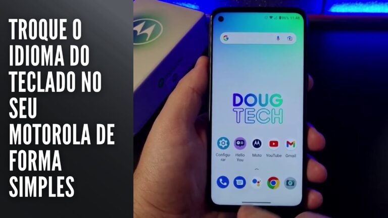 Troque o idioma do teclado no seu Motorola de forma simples