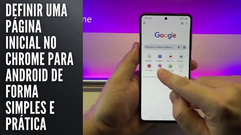 Definir uma página inicial no Chrome para Android de forma simples e prática
