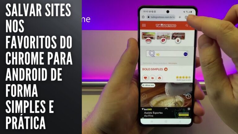 Salvar sites nos favoritos do Chrome para Android de forma simples e prática