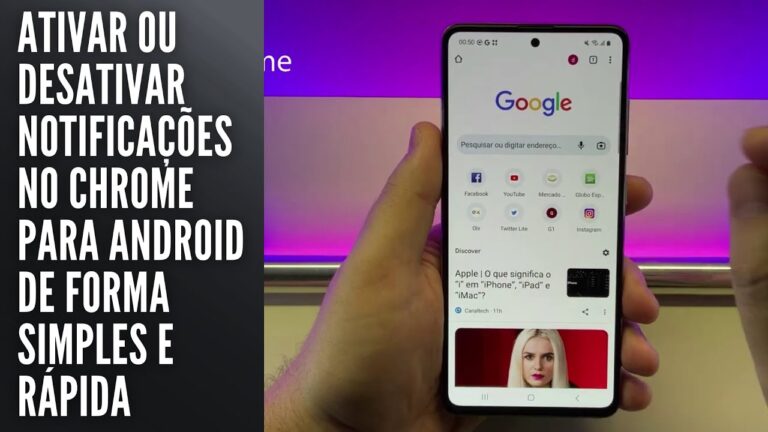 Ativar ou desativar notificações no Chrome para Android de forma simples e rápida