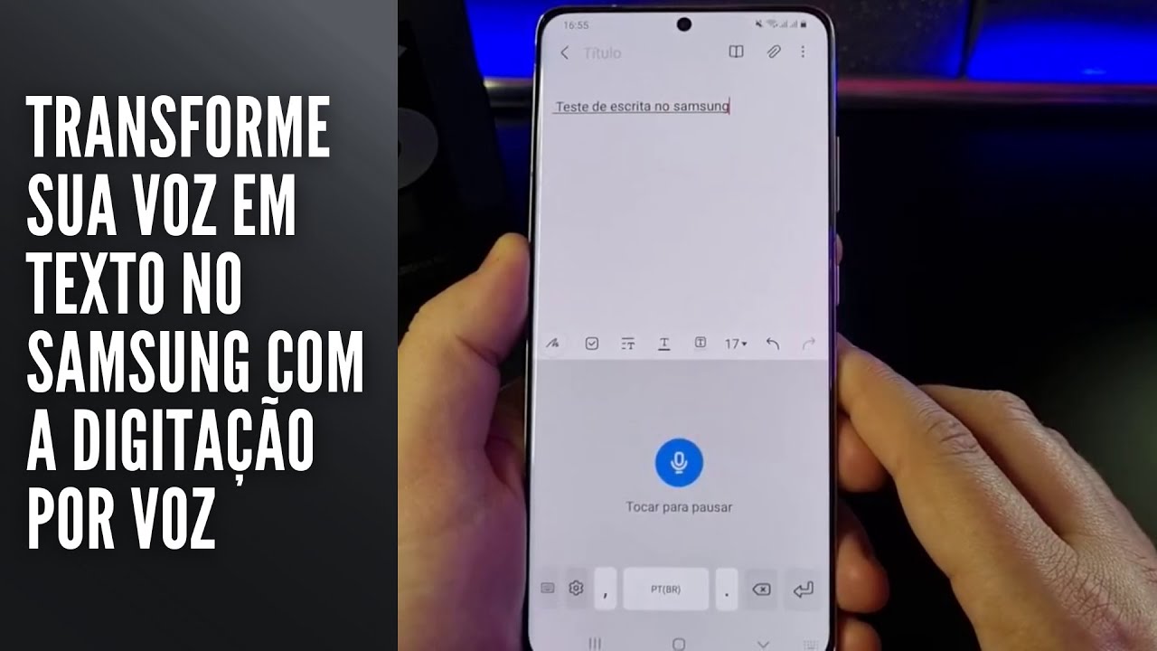 Transforme sua VOZ em TEXTO no Samsung (Digitação por VOZ)