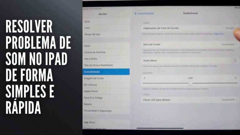 Resolver problema de som no iPad de forma simples e rápida