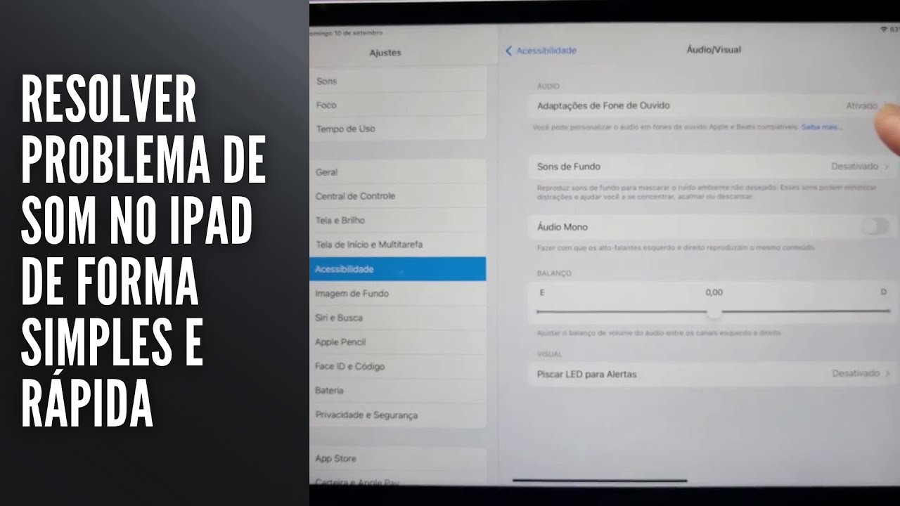 Resolver problema de som no iPad de forma simples e rápida