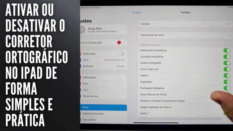 Ativar ou desativar o corretor ortográfico no iPad de forma simples e prática