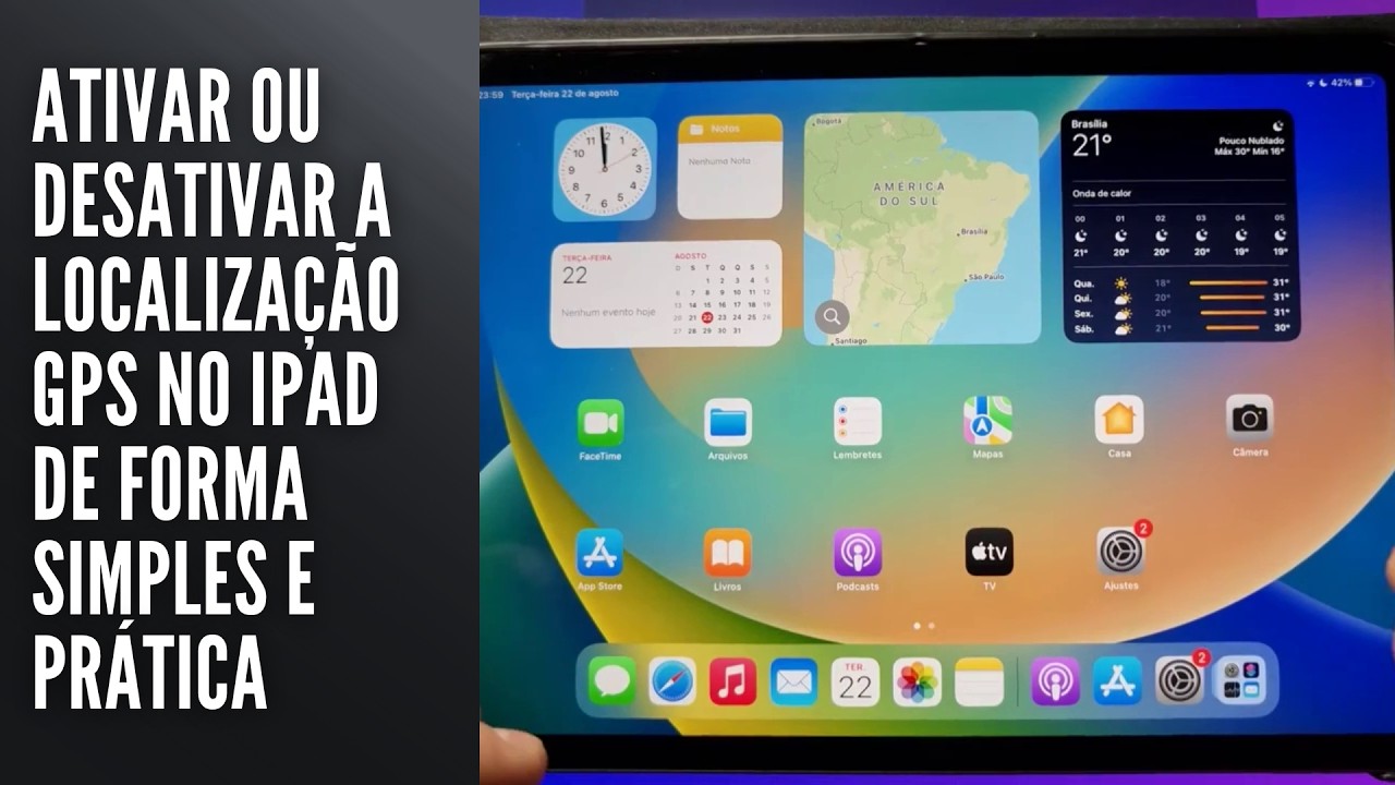 Ativar ou desativar a localização GPS no iPad de forma simples e prática Ativar ou desativar a localização GPS no iPad de forma simples e prática