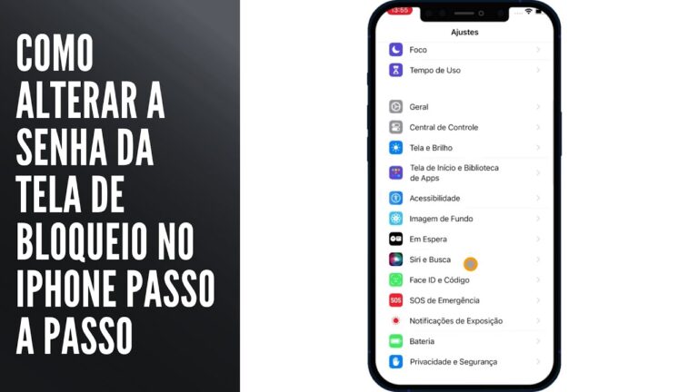 Como Alterar a Senha da Tela de Bloqueio no iPhone Passo a Passo