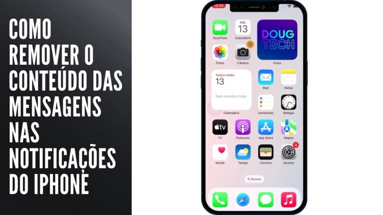 Como Remover o Conteúdo das Mensagens nas Notificações do iPhone