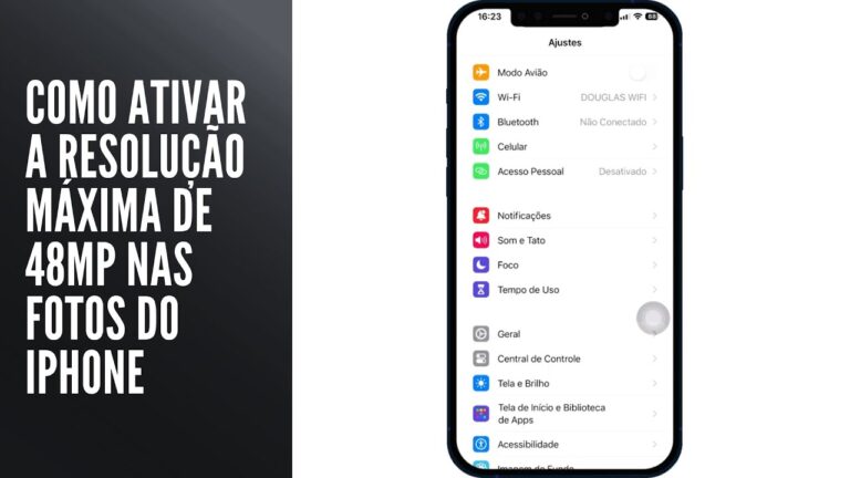 Como Ativar a Resolução Máxima de 48MP nas Fotos do iPhone