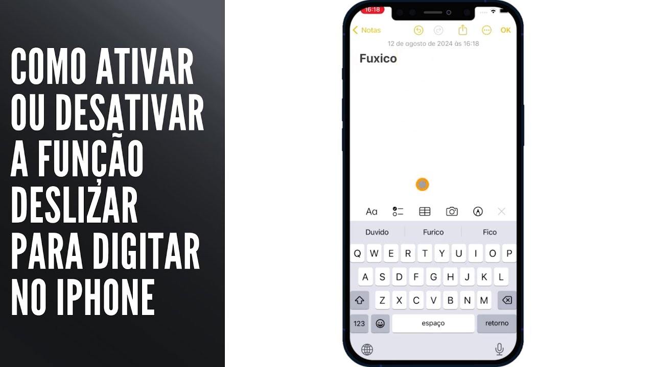 Como Ativar ou Desativar a Função Deslizar para Digitar no iPhone