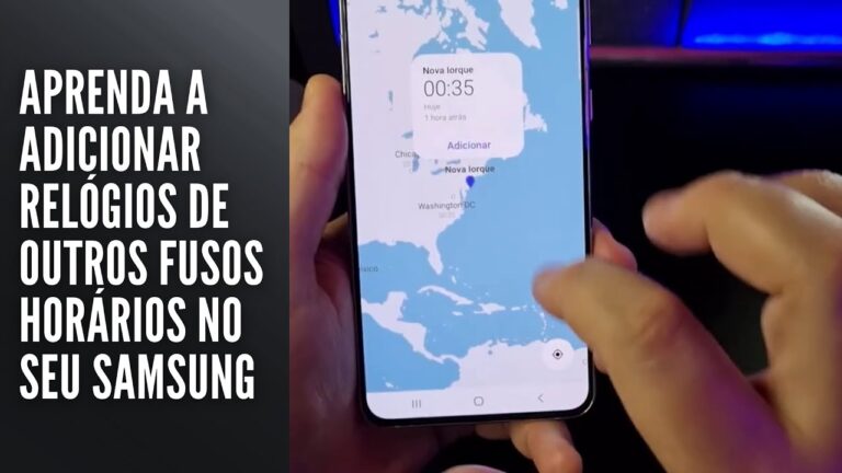 Aprenda a adicionar relógios de outros fusos horários no seu Samsung