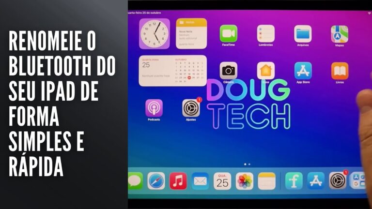 Renomeie o Bluetooth do Seu iPad de Forma Simples e Rápida
