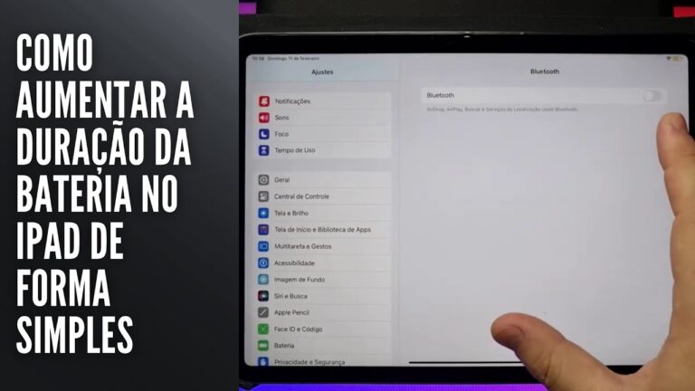 Como Aumentar a Duração da Bateria no iPad de Forma Simples