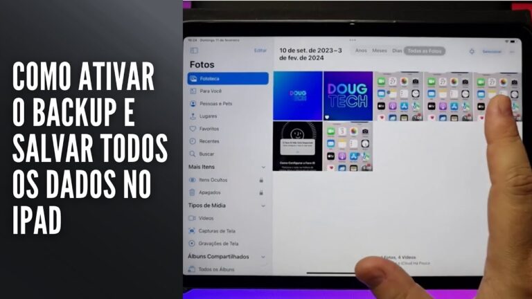 Como Ativar o Backup e Salvar Todos os Dados no iPad