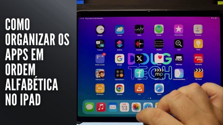 Como Organizar os Apps em Ordem Alfabética no iPad