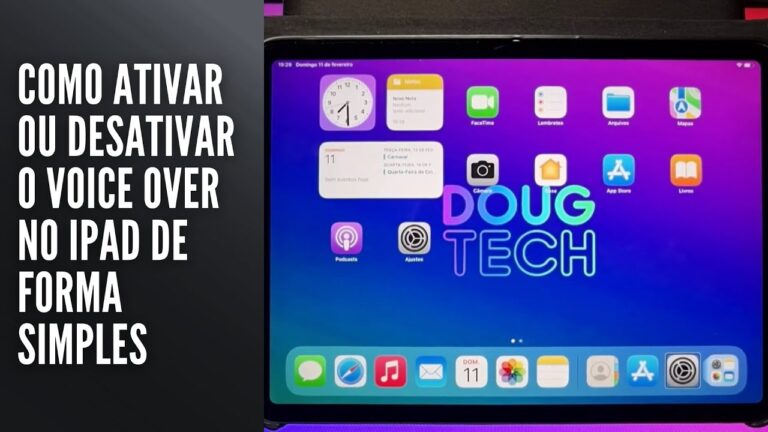 Como Ativar ou Desativar o Voice Over no iPad de Forma Simples