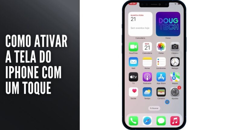 Como Ativar a Tela do iPhone com um Toque