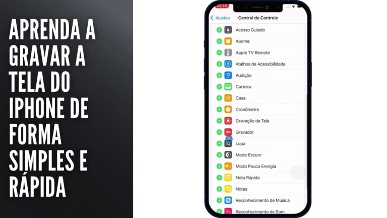 Aprenda a Gravar a Tela do iPhone de Forma Simples e Rápida