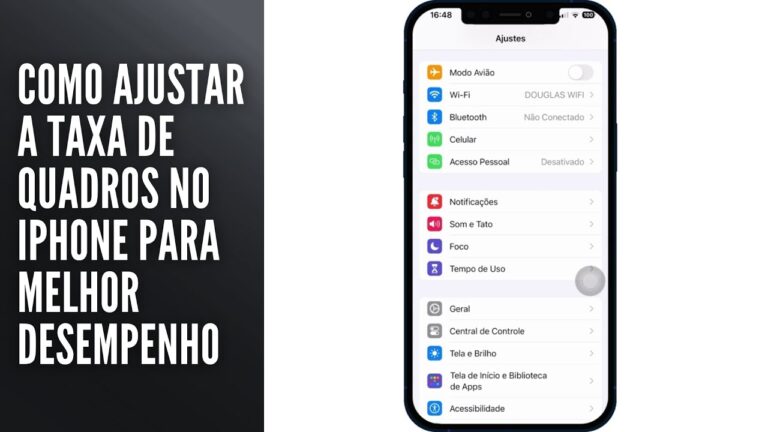 Como Ajustar a Taxa de Quadros no iPhone para Melhor Desempenho