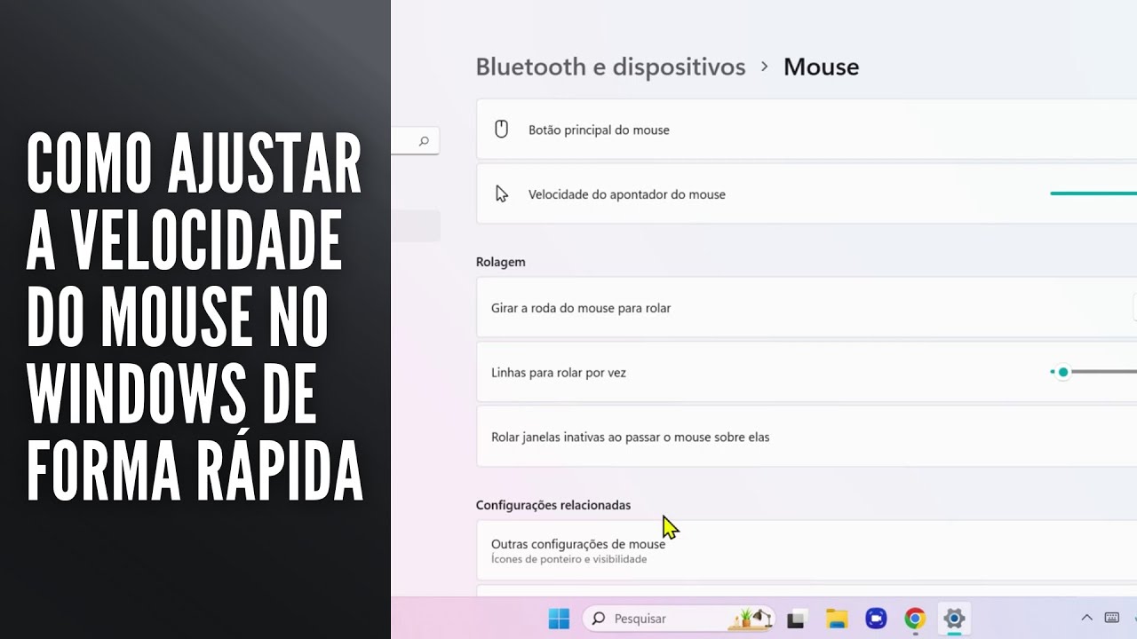 Como Ajustar a Velocidade do Mouse no Windows de Forma Rápida Como Ajustar a Velocidade do Mouse no Windows de Forma Rápida