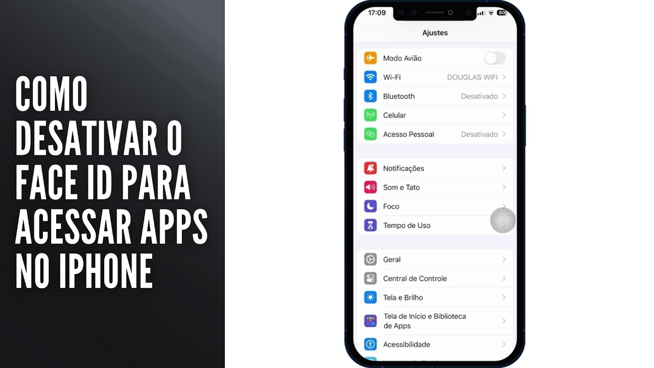 Como Desativar o Face ID para Acessar Apps no iPhone