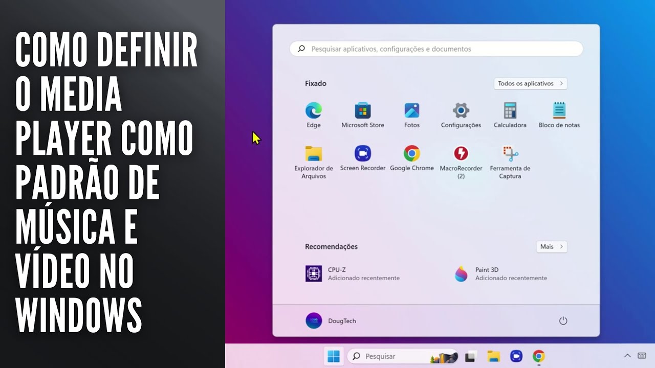 Como Definir o Media Player como Padrão de Música e Vídeo no Windows Como Definir o Media Player como Padrão de Música e Vídeo no Windows